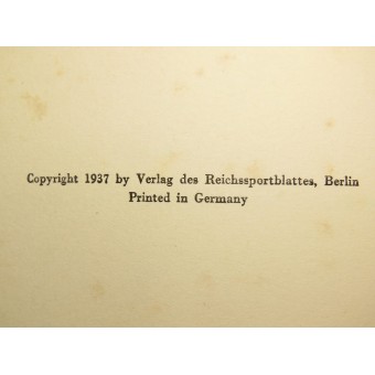 Pesantemente libro illustrato und sport Staat 1937. Espenlaub militaria